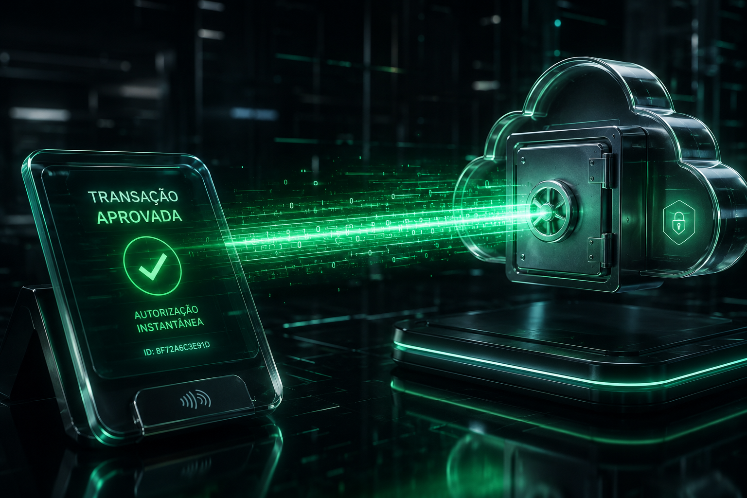 Fluxo de dados automatizado entre uma máquina e um servidor central em tempo real